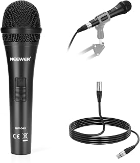 NEEWER NW-040 Cardioid Dynamic Microphone with XLR Cable, Metal Housing - Image 1
