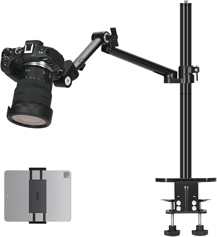 TARION Camera Desk Mount Overhead DSLR Arm Stand Titanrig Lite Z