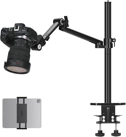 TARION Camera Desk Mount Overhead DSLR Arm Stand Titanrig Lite Z