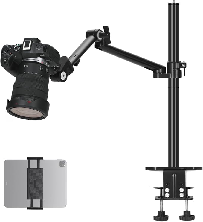 TARION Camera Desk Mount Overhead DSLR Arm Stand Titanrig Lite Z