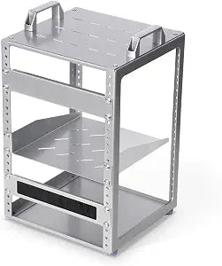 8U 10 Inch Network Rack, 9.45 Inch Deep Desktop Mini Stackable Server Rack