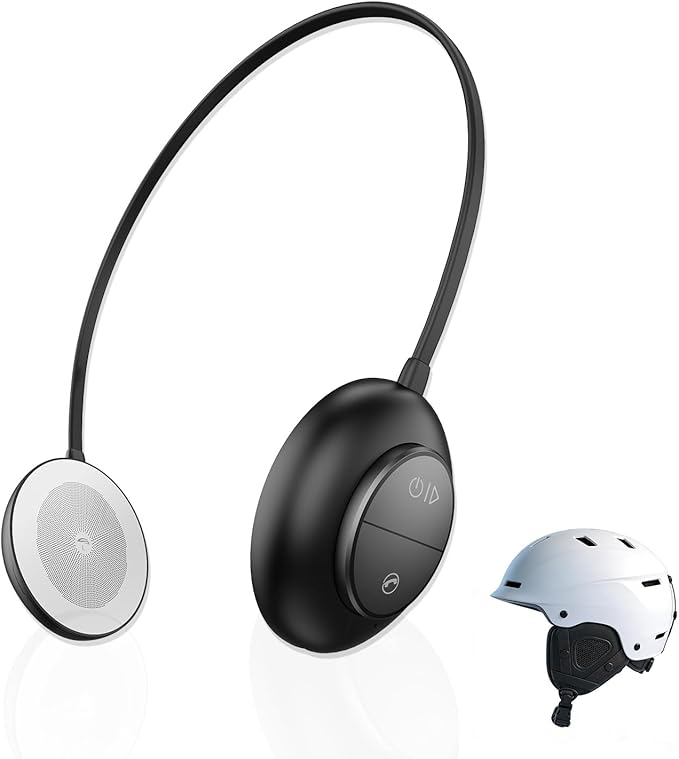 Wireless Bluetooth 5.2, Drop-in Headphones - HD Speaker Compatible Any Audio Ready Ski/Snowboard Helmet Headphones. Glove Friendly Controls, Microphone for Hands-Free Calls