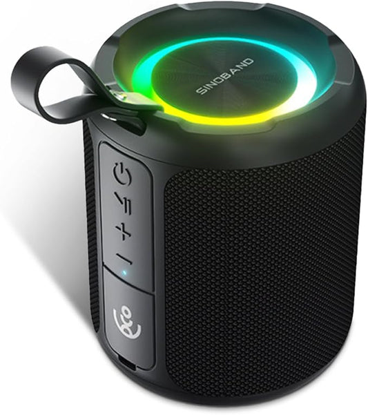 xdobo SINOBAND 3 Kingdoms Portable Bluetooth Speaker Small Bluetooth Speakers Waterproof 20 Hour Playtime Computer Speakers Wireless with RGB Lights for Party/Beach/Home/Outdoor/Birthday Gift