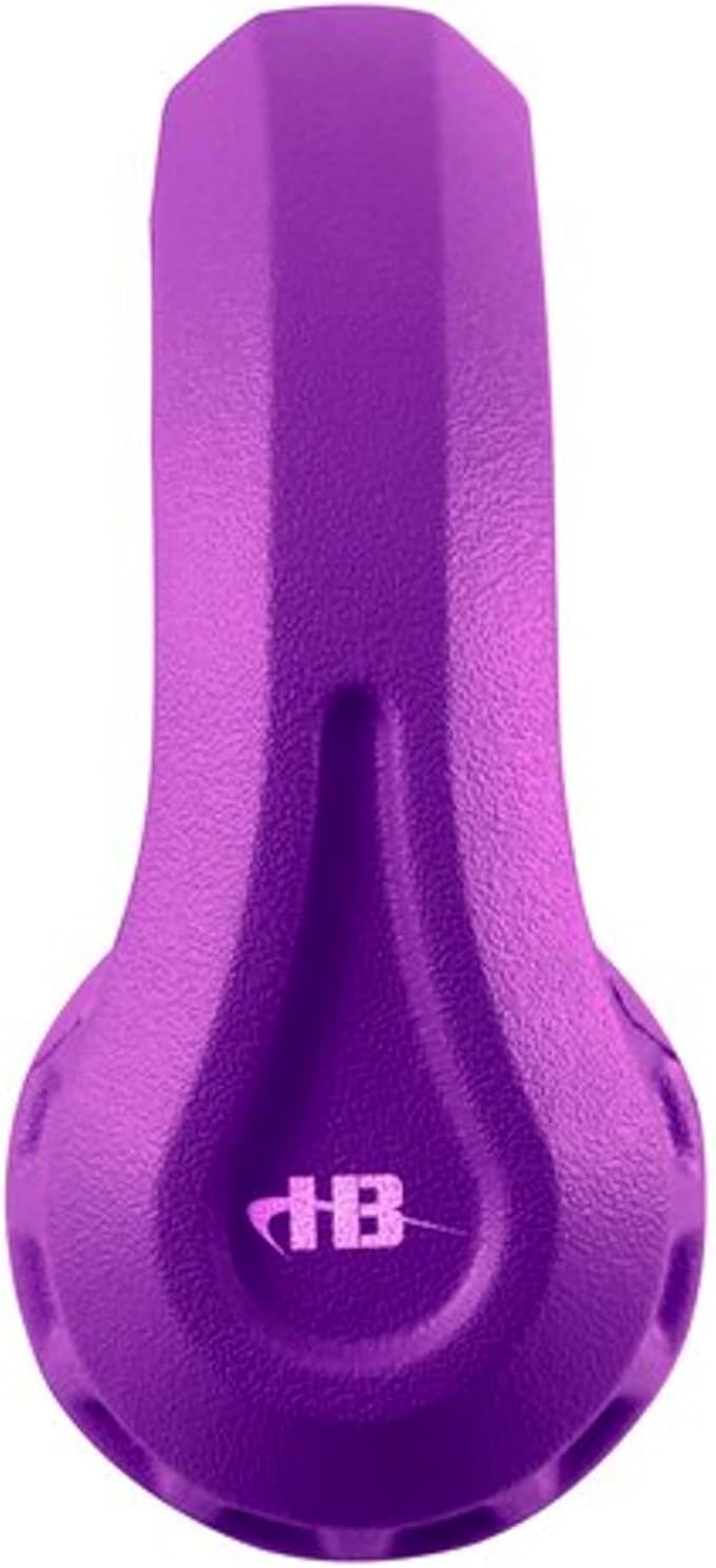 HamiltonBuhl Flex‑Phones Kids Foam Headphones 10‑Pack – Durable EVA Foam, Volume‑Limited 85 dB, Chew‑Resistant Dura‑Cord, Safe BPA‑Free Design for Classroom Use – Purple