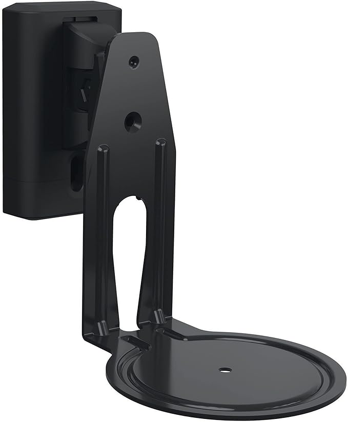Sanus Single Black Speaker Mount for Sonos Era 100 - Swivel & Tilt, Easy 15-Minute Install