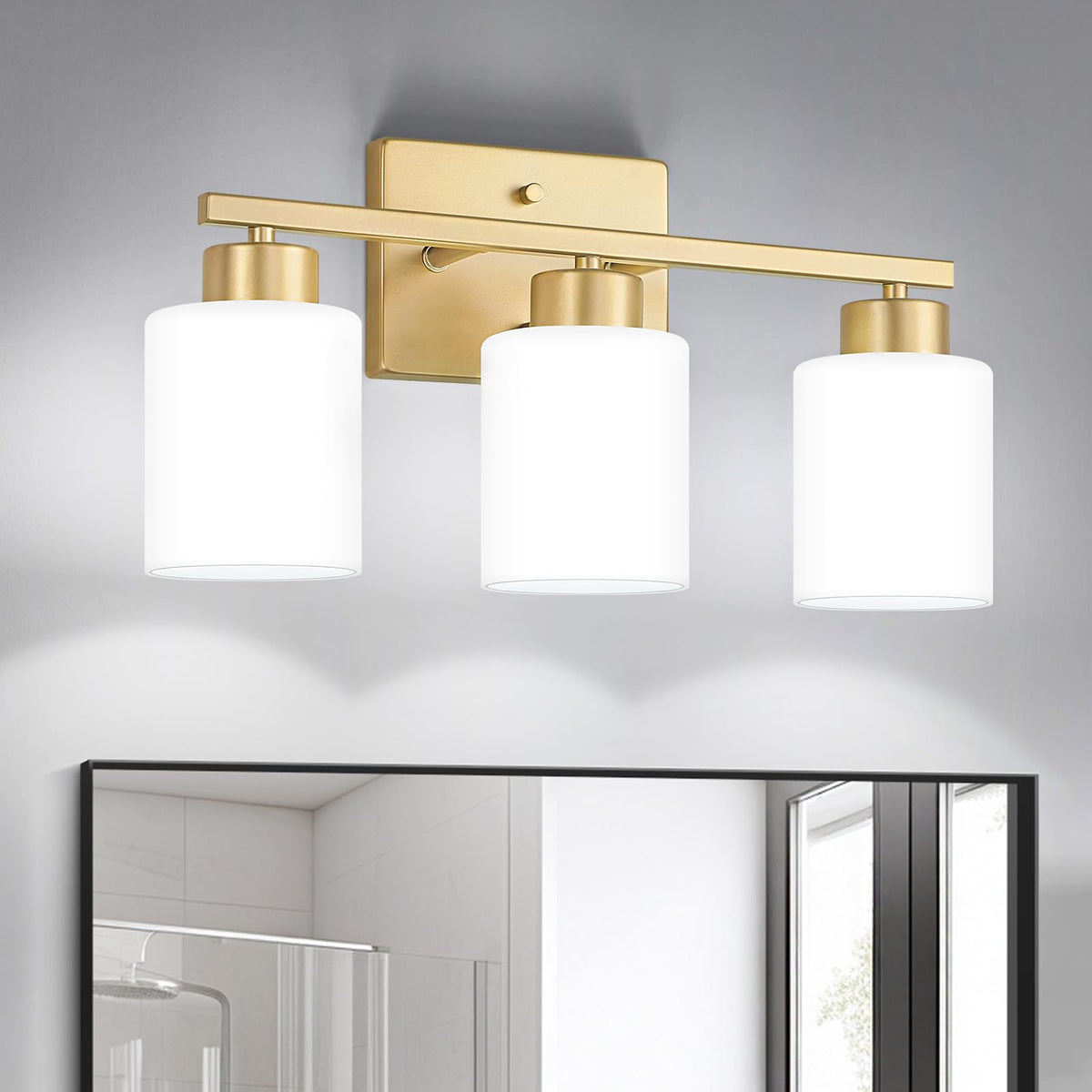FonmYim Gold Bathroom Light Fixtures Vanity Lights Over Mirror
