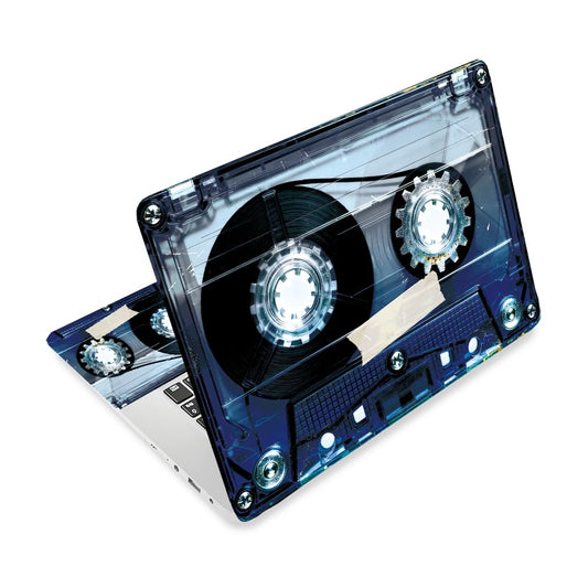 Laptop Skin Sticker Decal Retro PVC Vinyl Sticker Notebook PC Protector Waterproof Scratch Resistant Laptop Skin for 12.1 13 13.3 13.6 14 15 15.3 16 Inch Retro Cassette