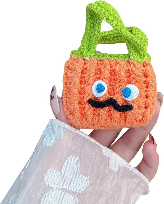 Yatchen Furry Case for AirPods Pro,Funny Cute 3D Cartoon Plush Kawaii Carrot Handbag Fluffy Soft Warm for AirPods Pro Carrying Charging Box with Keychain Protector