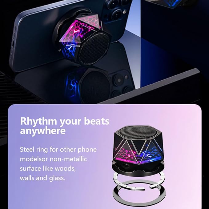 Portable Bluetooth Speaker with Stereo Sound, Bluetooth 5.3,IPX7 Waterproof and Dustproof,24H Playtime,Wireless Stereo Pairing,Magnetic Speaker Compatible with iPhone/ipad/Samsung Galaxy