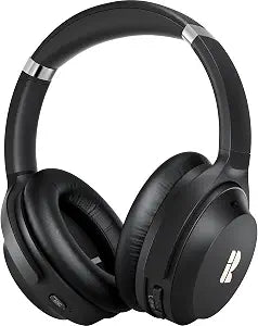 Bluetooth Headphones, Premium Active Noise Cancelling Wireless Headphones Over Ear, 50H Playtime, Hi-Res Audio, Deep Bass, Memory Foam Ear Cups for Travel, Home Office