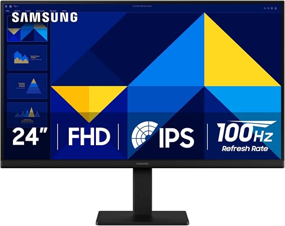 Samsung 24" (S30GD) Essential Monitor with IPS Panel and Tilt Only Stand