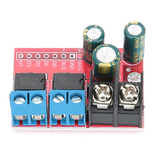 5A DC Motor Drive Controller Board, Dual H Bridge PWM Module for Robotics and DIY Projects, High Power Efficiency 3-14V Input