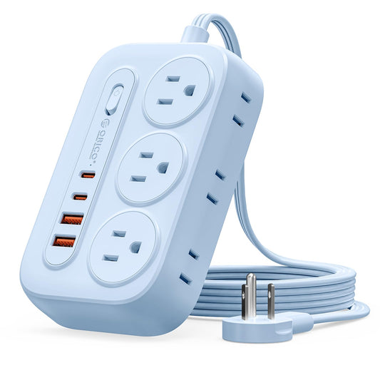 ORICO Surge Protector Power Strip, PD20W Multiple Outlets Extension Cord