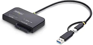 StarTech USB-C/A to M.2 NVMe and 2.5/3.5in SATA Adapter (USB31CSAT3M2E)