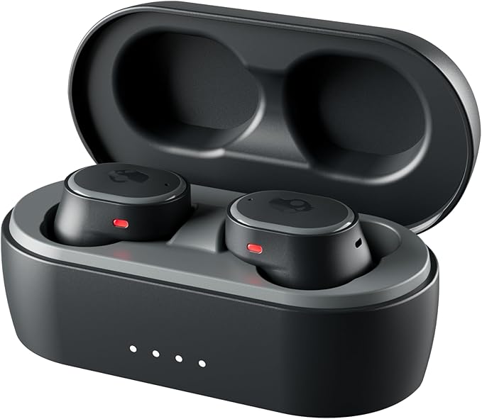 Skullcandy Sesh ANC XT Wireless Earbuds, Bluetooth Headphones, Noise Cancelling, Up to 46 Hours Battery with Charging Case, Sweat and Water Resistant, Microphone for iPhone Android - True Black