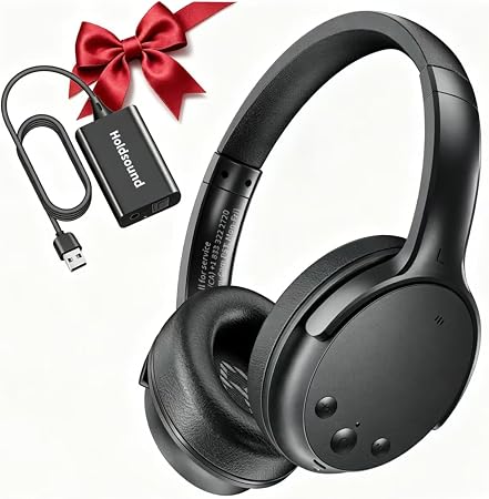 Holdsound Wireless Headphones for TV Watching for Seniors