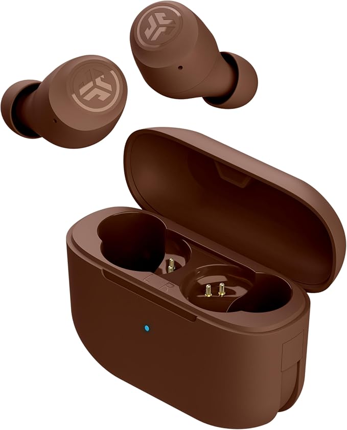 JLab Go Air Pop+ Tones True Wireless Earbuds, in Ear Bluetooth Headphones with Microphone, 35H Playtime, USB-C Charging Case, Dual Connect, EQ3 Sound, 4625 W