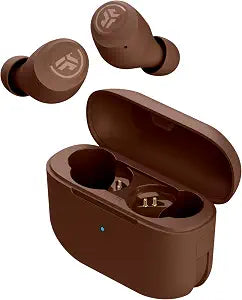 JLab Go Air Pop+ Tones True Wireless Earbuds, in Ear Bluetooth Headphones with Microphone, 35H Playtime, USB-C Charging Case, Dual Connect, EQ3 Sound, 4625 W
