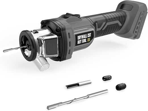 Cordless Drywall Cut-Out Tool Compatible with DEWALT Battery, Rotary Saw