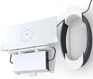 Starlink Gen 3 Router Mount 2 in 1, with Cable Caddy, Starlink Standard V3 Mesh Router and Star Link Gen 3 Power Supply Mounting Kit, Wall Holder Mesh Node Holder