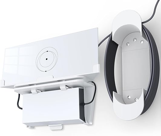 Starlink Gen 3 Router Mount 2 in 1, with Cable Caddy, Starlink Standard V3 Mesh Router and Star Link Gen 3 Power Supply Mounting Kit, Wall Holder Mesh Node Holder