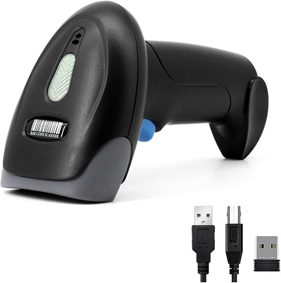 2D Wireless Bluetooth Barcode Scanner with 2000mAh Battery