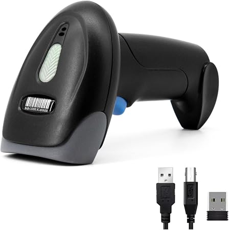 2D Wireless Bluetooth Barcode Scanner with 2000mAh Battery
