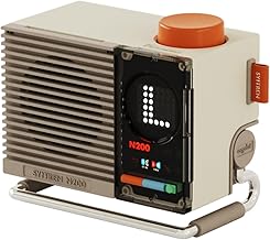 syitren N200 Retro Bluetooth Speaker,Portable Wireless,Desktop Decor,White