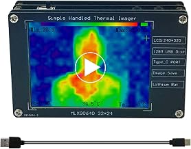 2026 Handheld Infrared Thermal Imager Camera 320x240 Thermal Imaging Device with 2.8” LCD Screen USB-C Rechargeable -30°C to 200°C Temperature Range Portable Ghost Hunting Equipment - Image 1