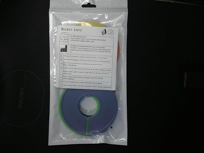 Mozeat Lens 10 PCS Closet Dividers for Hanging Clothes, Color Plastic Hanger Tags Clothing Rack Dividers Round Closet Labels Reusable Wardrobe Hanger Separator （10 Colors）