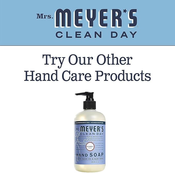 Mrs. MEYER'S CLEAN DAY Variety, 2 Liquid Hand Soap 12.5 OZ, 1 Liquid Dish Soap, 16 FL OZ (Bluebell)