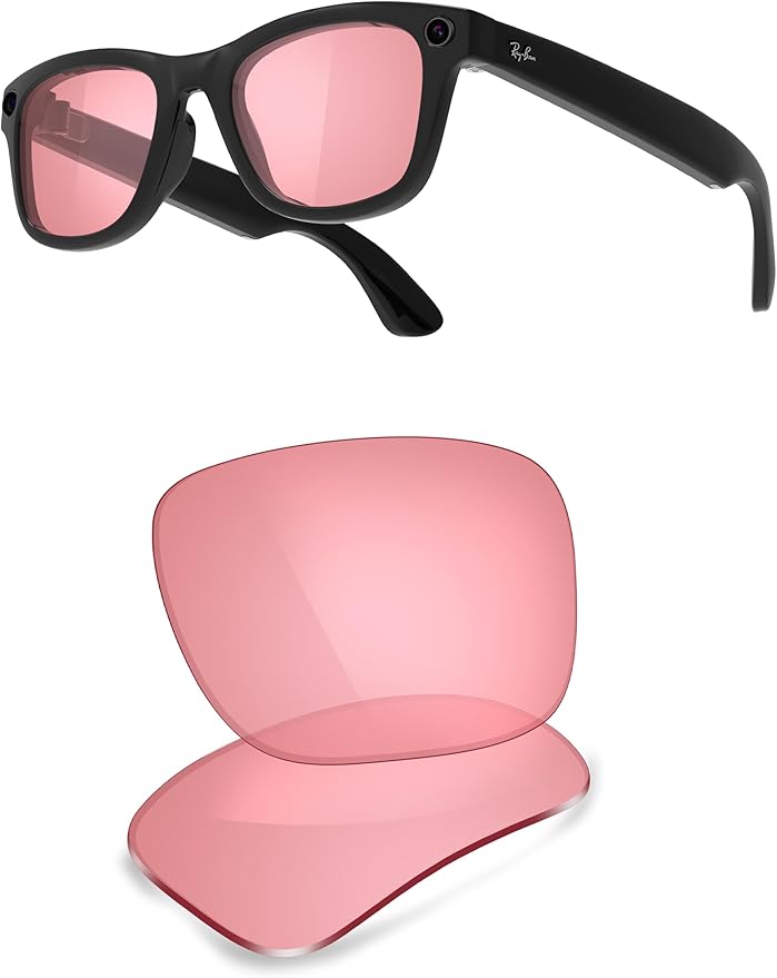 ThunderClap POLARIZED Replacement Lenses Compatible with Ray-Ban Meta Wayfarer RW4006 50mm | RW4008 53mm Smart Glasses