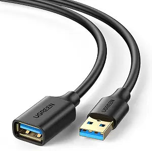 UGREEN USB Extender, USB 3.0 Extension Cable, Male to Female Cord 15FT - Image 1