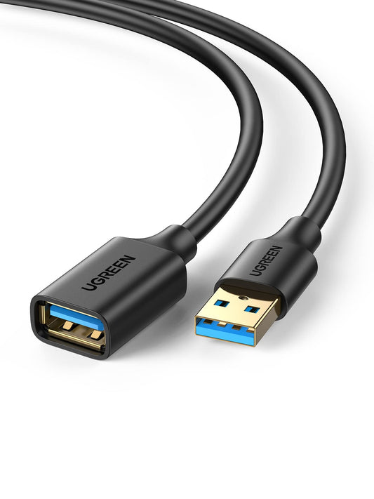 UGREEN USB Extender, USB 3.0 Extension Cable, Male to Female Cord 15FT