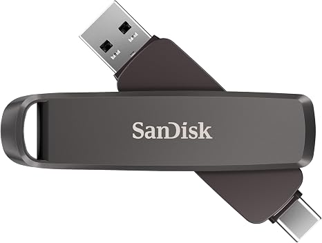 SANDISK 512GB Extreme PRO Dual Drive USB-C+USB-A Up to 1000MB/s Read Speeds