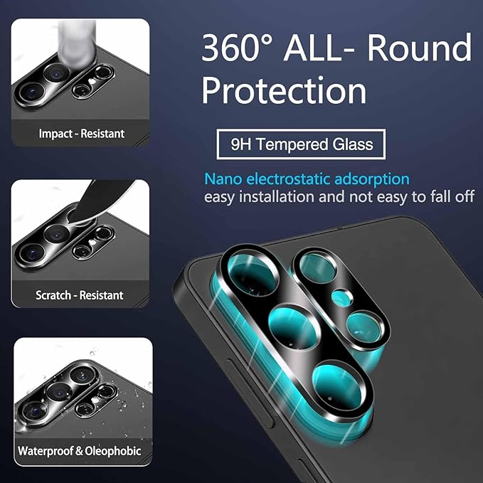 IMBZBK [Auto-Dust Removal] Privacy Screen Protector for Samsung Galaxy S26 Ultra [6.9 INCH] Anti Spy Private Accessories, Case Friendly, 3 Military Grade Tempered Glass 3 Camera Lens Protector