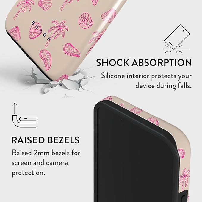 BURGA Phone Case for iPhone 14 - Cute, Trendy, Aesthetic, Pattern Phone Cover, Hard Shell Protection - fits Apple iPhone 14 Case for Women and Men