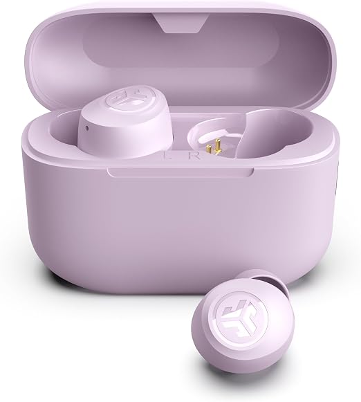 JLab, Go Air Pop, True Wireless Earbuds, Bluetooth 5.1, Dual Connect, IPX4, EQ3 Sound Settings, Lilac