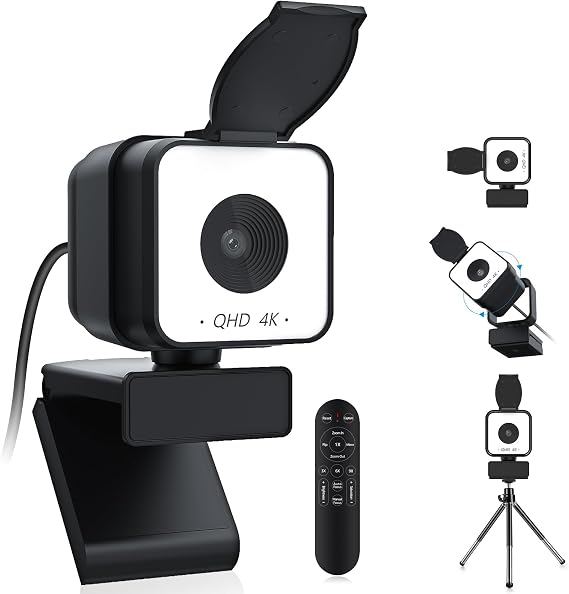 4K Webcam for PC& Mac,PDAF Autofocus,Dual Noise-Canceling Mics,USB-A - Image 7