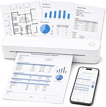 A4 Portable Thermal Printer - Wireless Bluetooth Inkless Printer