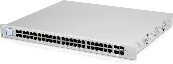 Ubiquiti Unifi Managed PoE+ GigaBit 48 RJ45-Ports 750W Switch With SFP+ Ports US-48-750W