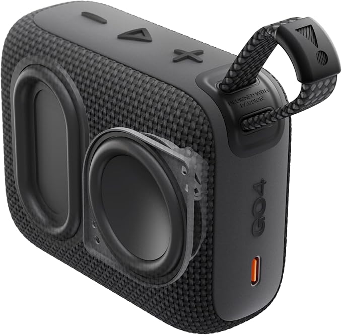 JBL JBLGO4SQUADAM-Z Go 4 Portable Bluetooth Speaker, Sqaud - Certified Refurbished