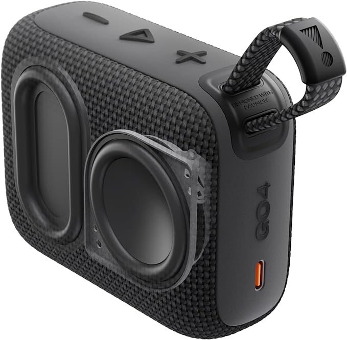 JBL JBLGO4REDAM-Z Go 4 Portable Bluetooth Speaker, Red - Certified Refurbished