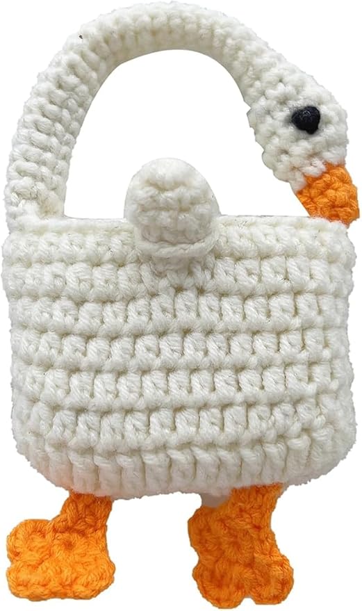 SGVAHY Furry Case for AirPods Pro 3rd Generation, Funny Cute 3D Cartoon Plush Design Duck Soft Warm Fluffy Cover for Airpods Pro 3 Keychain Anti-Fall Protective Case Women Girls