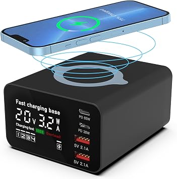 Charging Station, 110W4Port Usb Charging Station, Multiple Usb Charger Station, Charging Station for Multiple Devices, Multi Usb Charging Station, Chargers for Multiple Devices, Multi Charging Station - Image 2