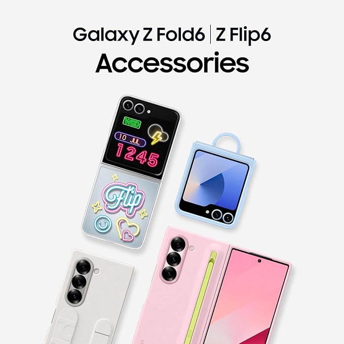 Samsung Galaxy Z Flip 6 5G, US Version, 512GB, Silver Shadow - Unlocked (Renewed)
