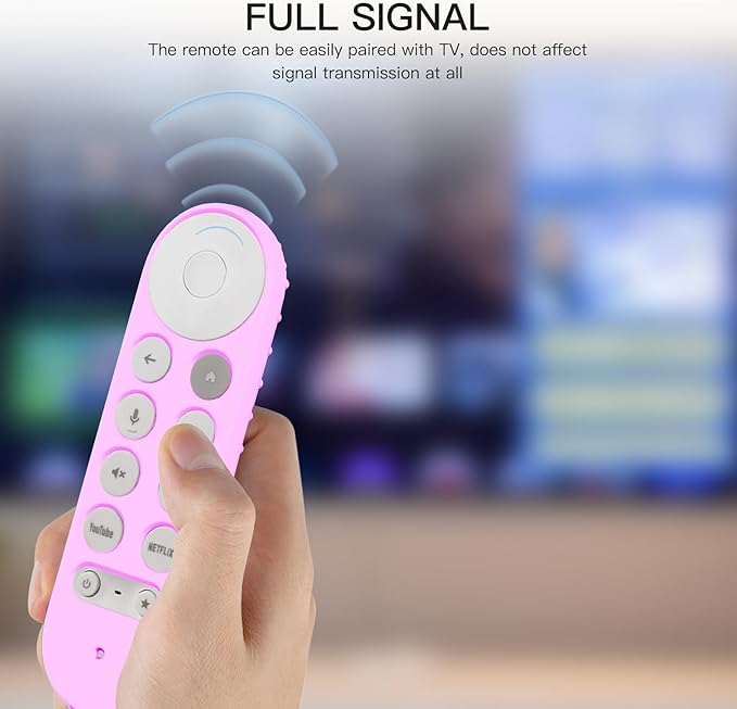 Silicone Glow Cover Case for Google TV Streamer 4K 2024 ，Protective Sleeve Set for Google TV Streamer 4K Host Box +Voice Remote,Anti-Slip Scratch Shock Protection (Glow Purple)