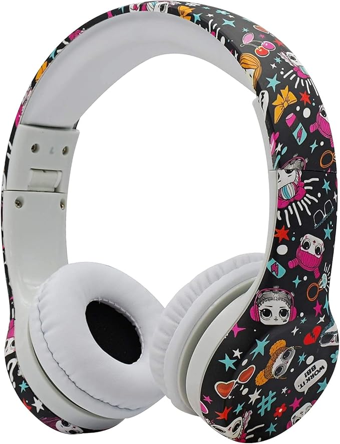 Girls Headphones for Kids,Toddler Kid Headphones with mic & Audio Sharing Port+ Volume Limited,Boys Girls Baby Children Toddlers School use（(Girls Headphones)