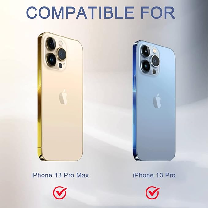 Phone Camera Lens Cover Compatible for iPhone 13Pro /iPhone 13 Pro Max,Camera Lens Protector to Protect Privacy and Security,Strong Adhesive