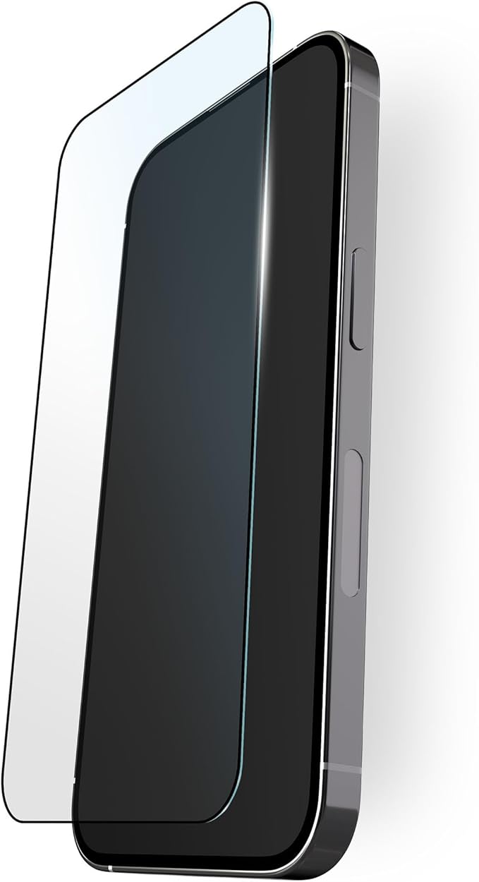 BodyGuardz Apex Blue Light Compatible with iPhone 16 Pro Screen Protector - Extreme Impact Technology With Retina Protection - Anti-Dust Installation - 9H Hardness - Case-Friendly